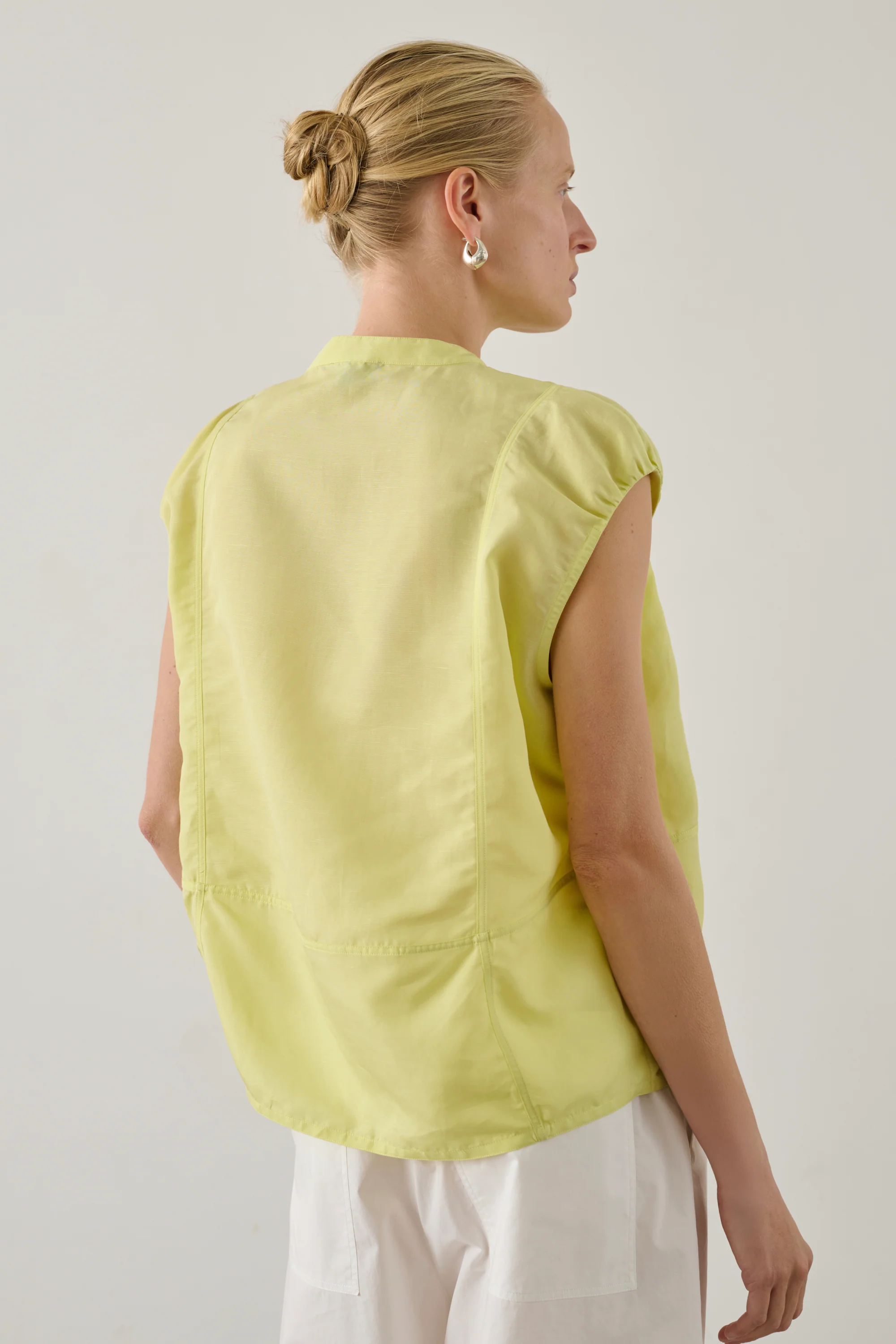 BLOUSE DANUBE JAUNE - Image 3