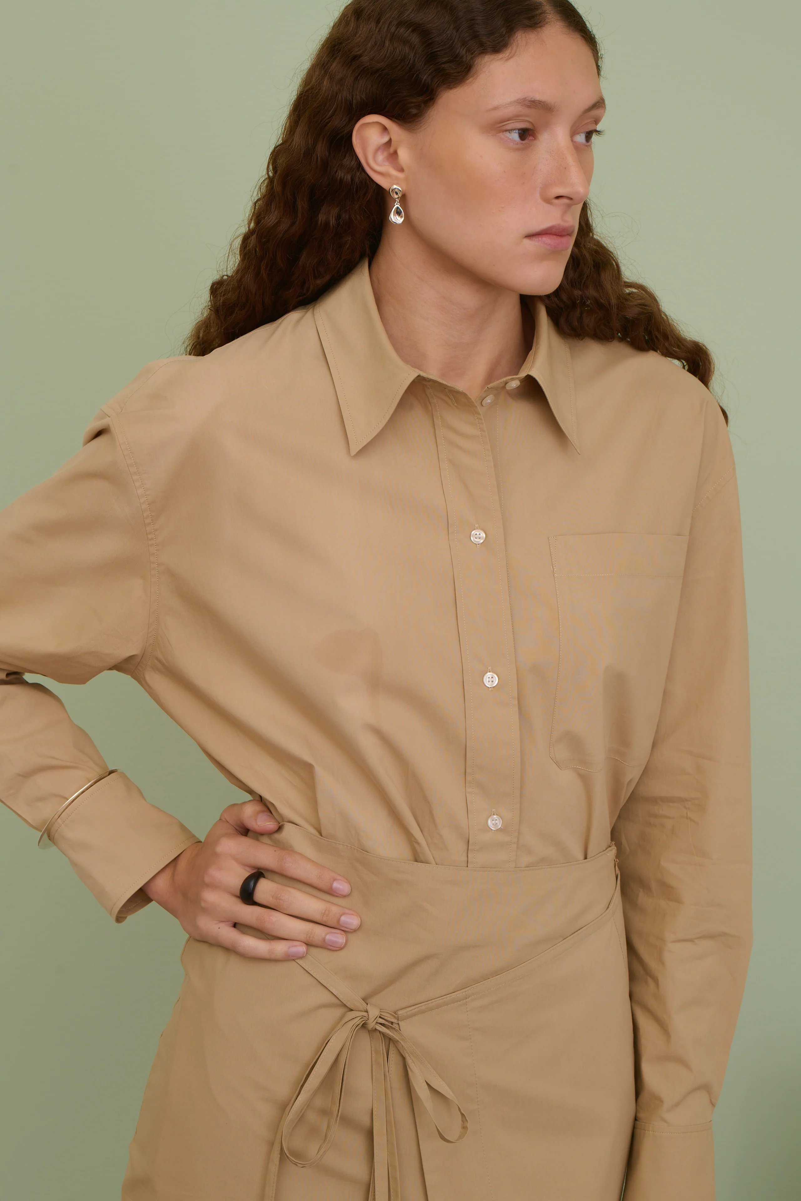 BOUCLE D'OREILLE DORMEUSE ARGENT - Image 4