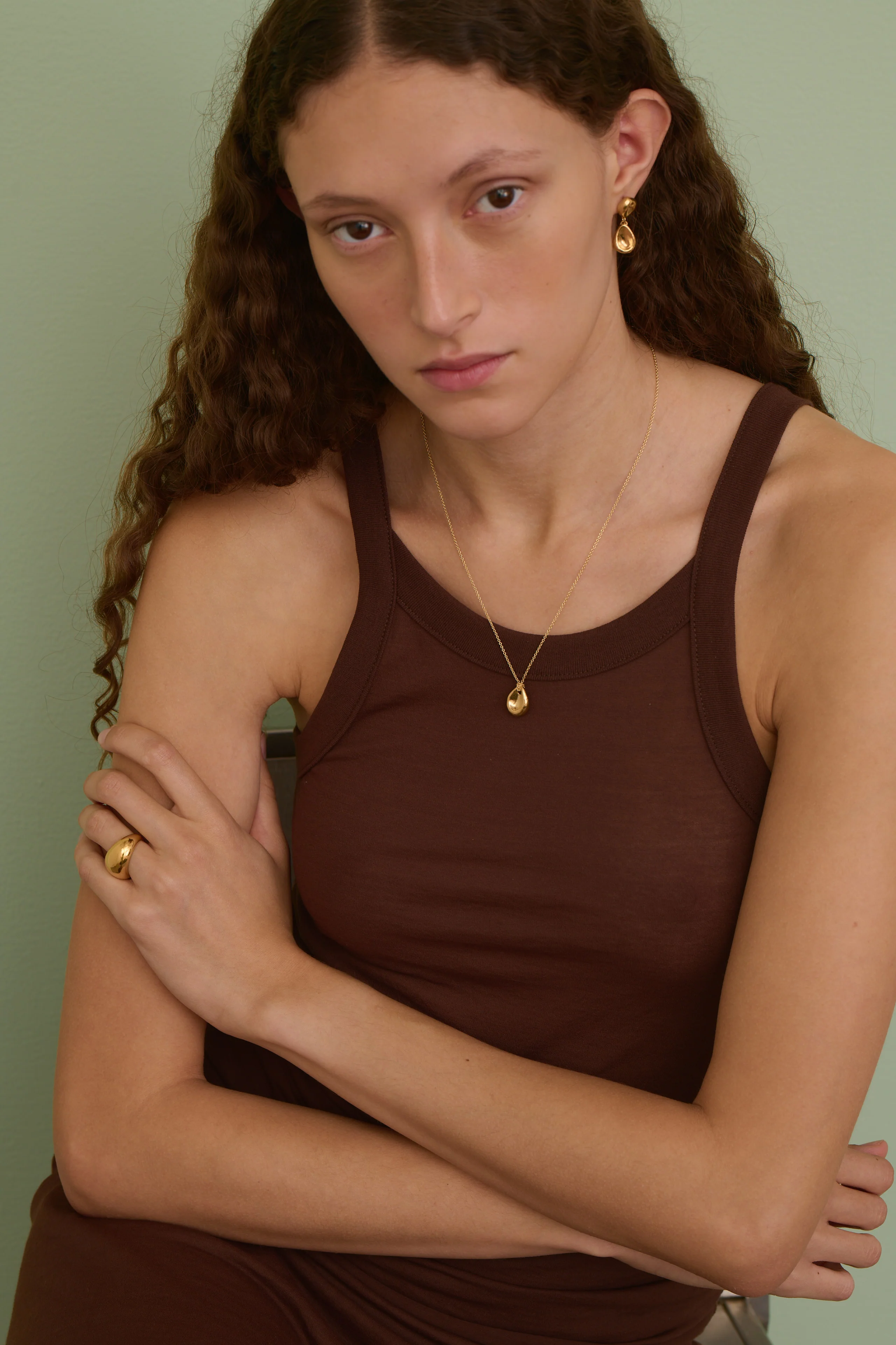 BOUCLE D'OREILLE DORMEUSE GOLD - Image 3