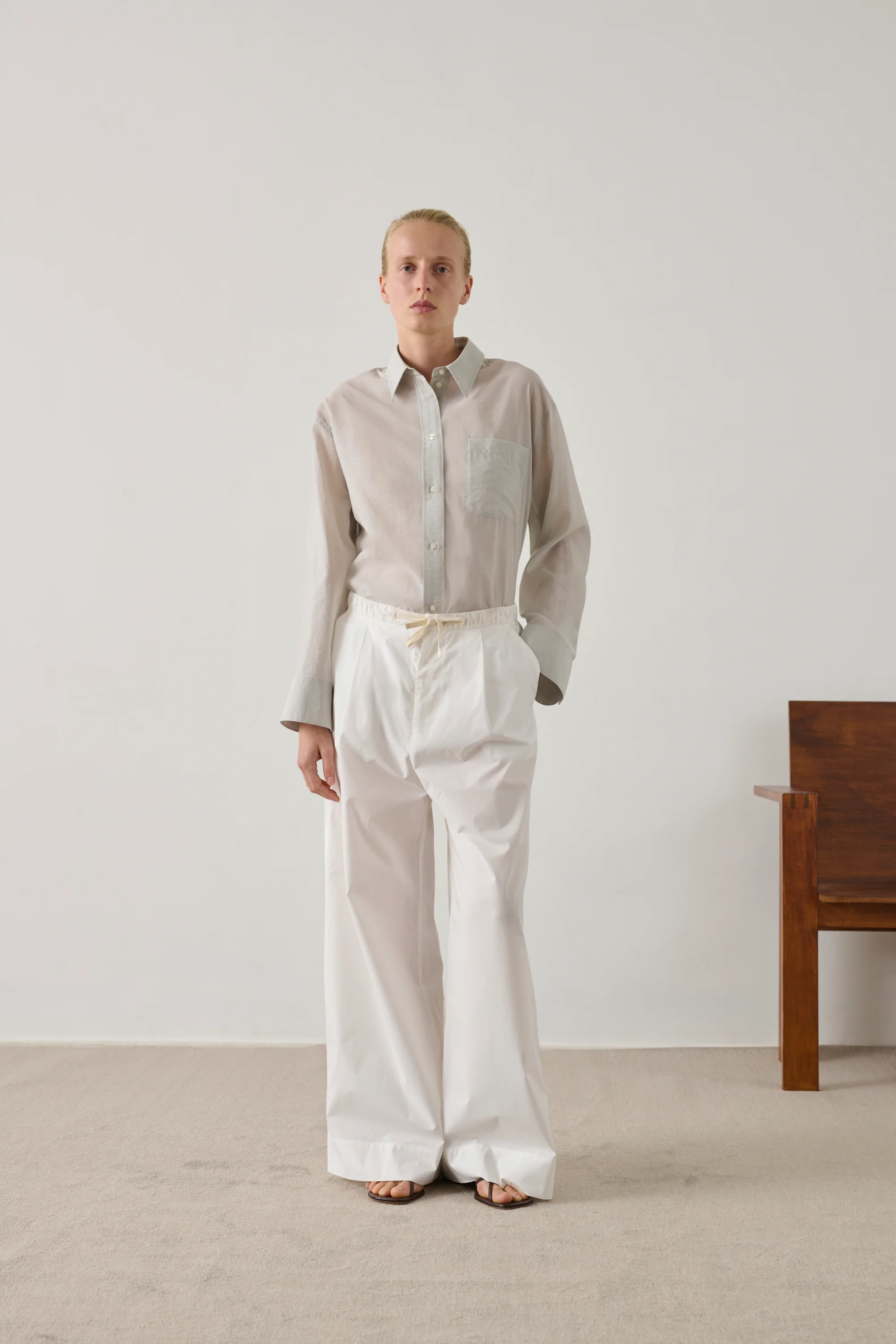 CHEMISE FRANCESCA GRISE - Image 5