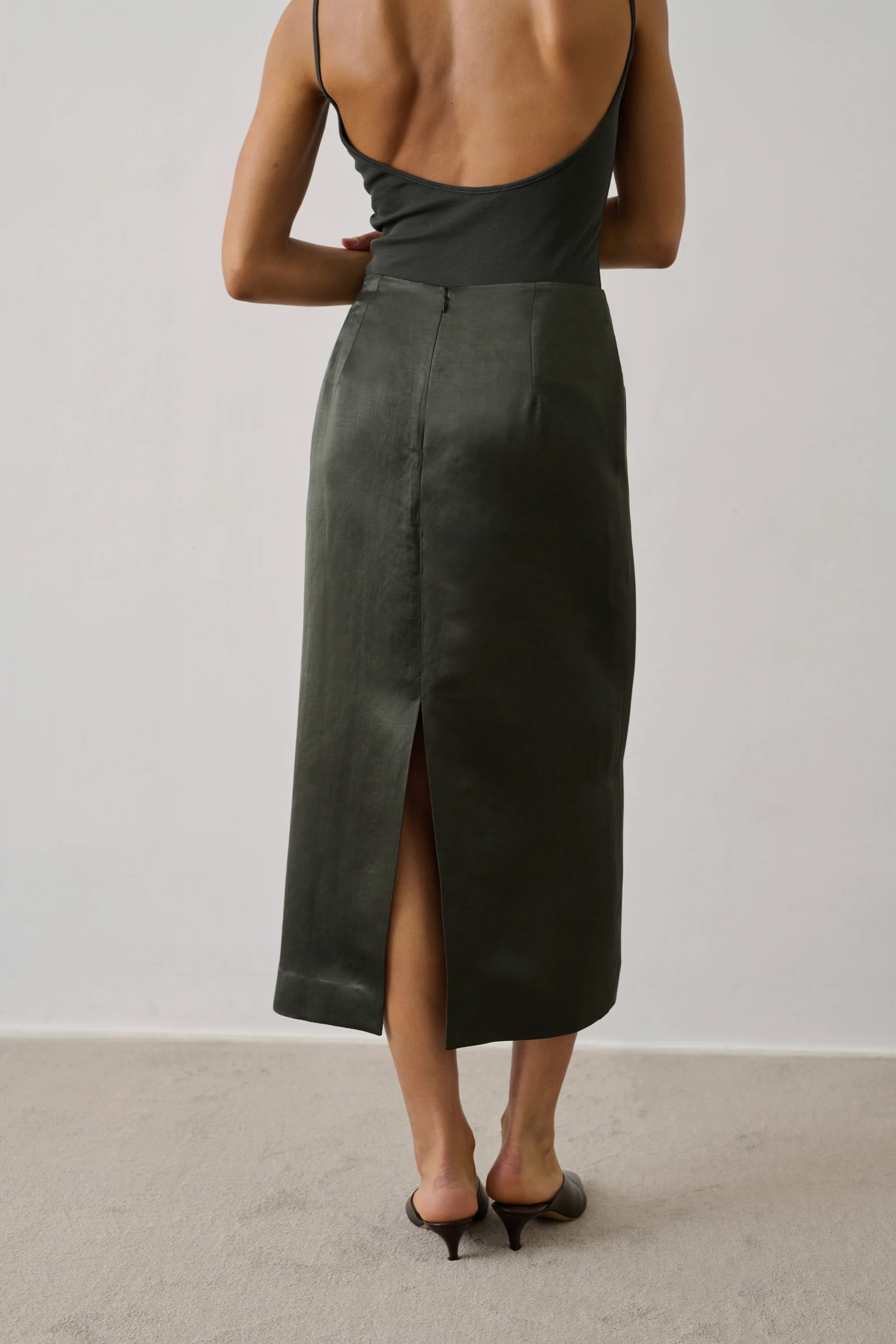 JUPE HELIA VERTE - Image 4