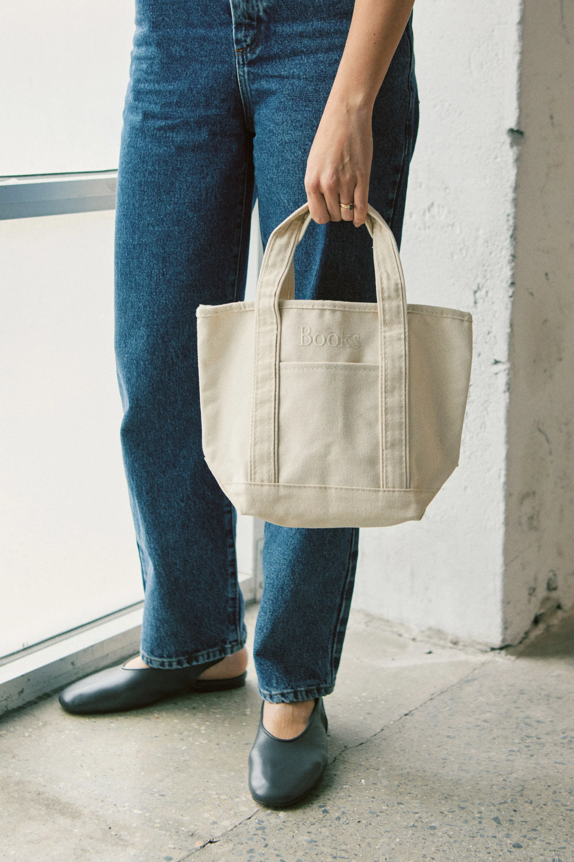 CABAS BOOKS MINI ECRU - Image 5